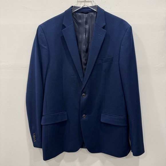 Ben Sherman Two Button Navy Blue Blazer Jacket Sports Coat 42R - Picture 1 of 7